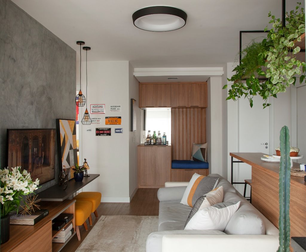 Living moderno e integrado