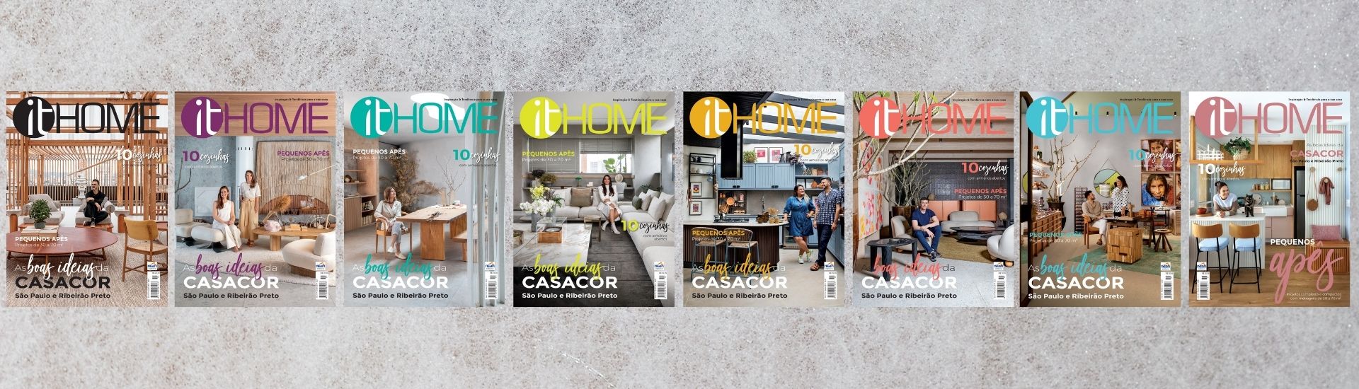 it HOME com 8 versões de capa