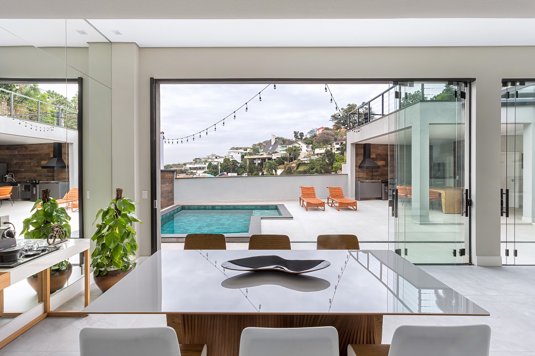 casa com piscina